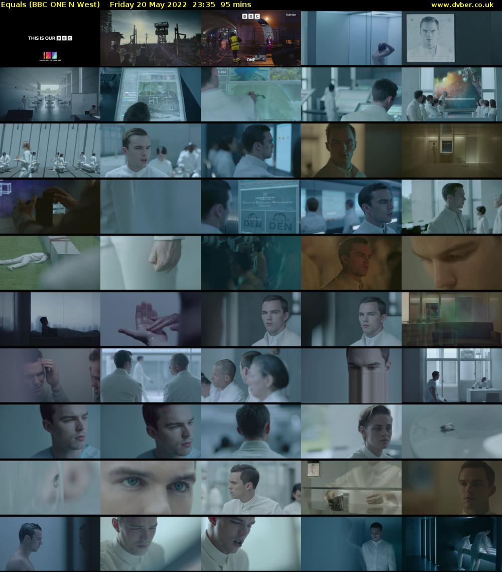 Equals (BBC ONE N West) Friday 20 May 2022 23:35 - 01:10