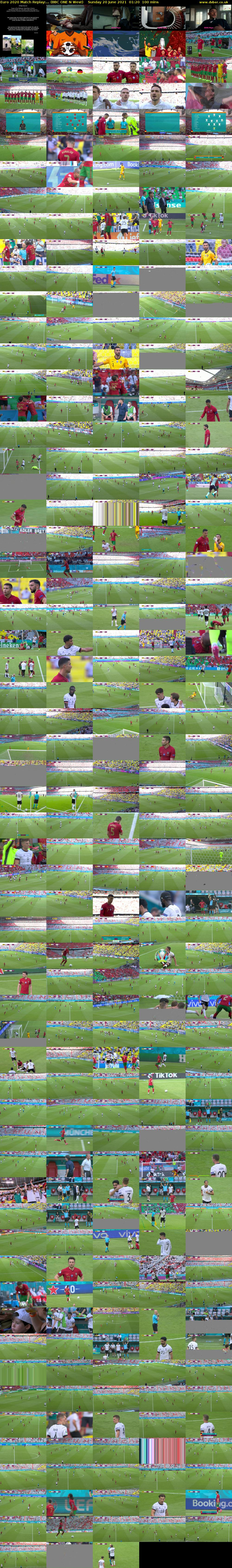 Euro 2020 Match Replay:... (BBC ONE N West) Sunday 20 June 2021 01:20 - 03:00