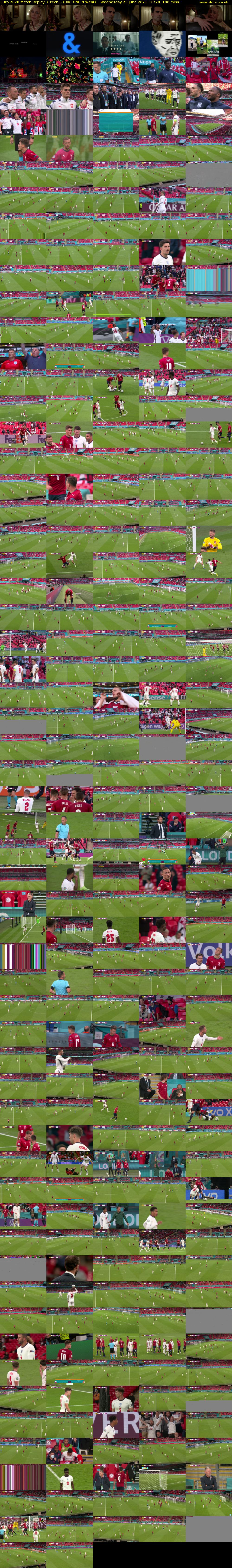 Euro 2020 Match Replay: Czech... (BBC ONE N West) Wednesday 23 June 2021 01:20 - 03:00