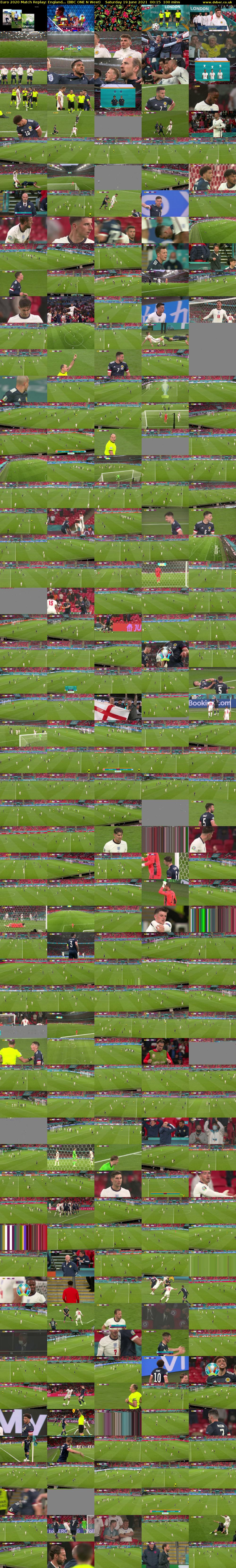Euro 2020 Match Replay: England... (BBC ONE N West) Saturday 19 June 2021 00:15 - 01:55