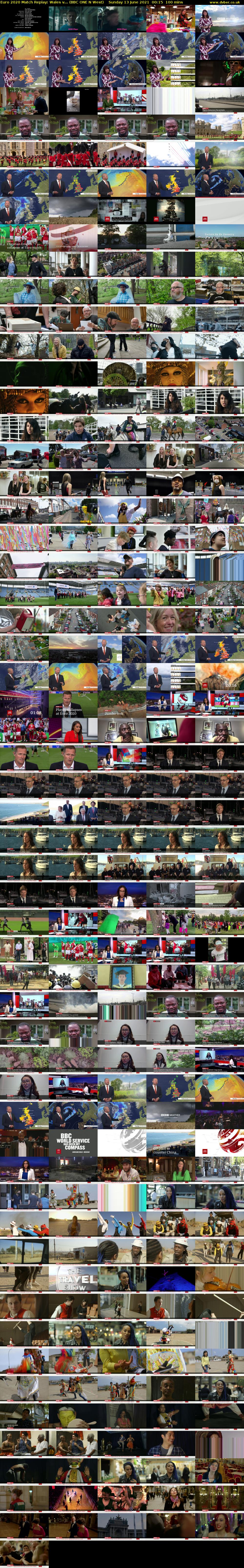 Euro 2020 Match Replay: Wales v... (BBC ONE N West) Sunday 13 June 2021 00:15 - 01:55