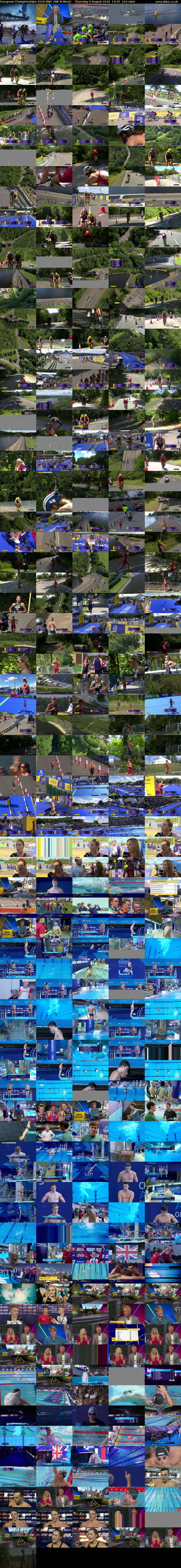 European Championships 2018 (BBC ONE N West) Thursday 9 August 2018 13:45 - 17:15