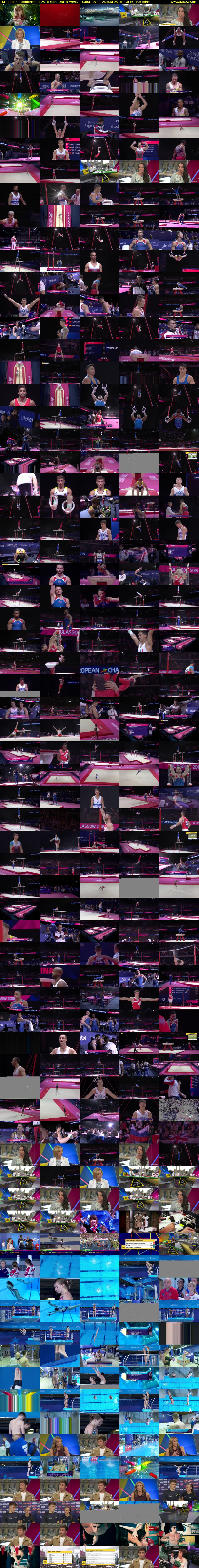 European Championships 2018 (BBC ONE N West) Saturday 11 August 2018 13:15 - 16:30
