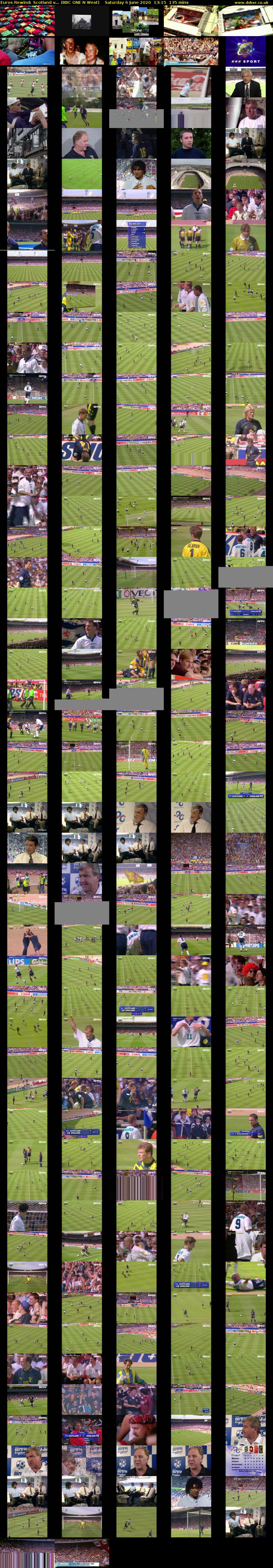 Euros Rewind: Scotland v... (BBC ONE N West) Saturday 6 June 2020 13:15 - 15:30