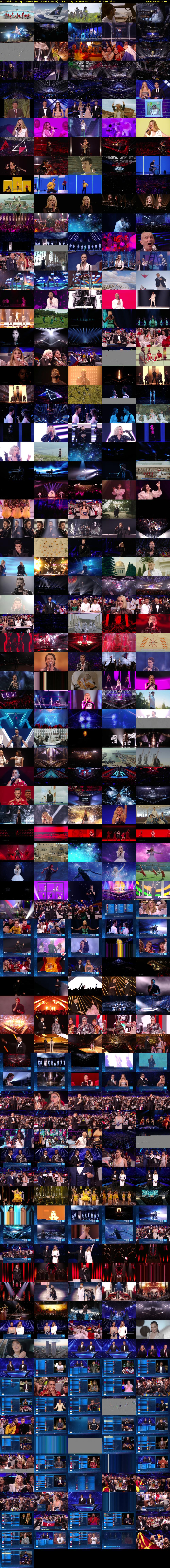 Eurovision Song Contest (BBC ONE N West) Saturday 18 May 2019 20:00 - 23:40