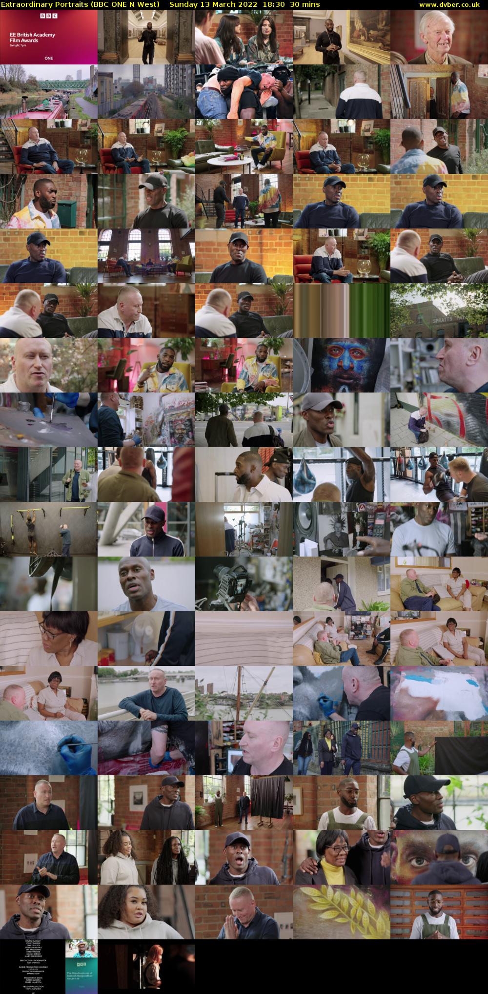 Extraordinary Portraits (BBC ONE N West) Sunday 13 March 2022 18:30 - 19:00