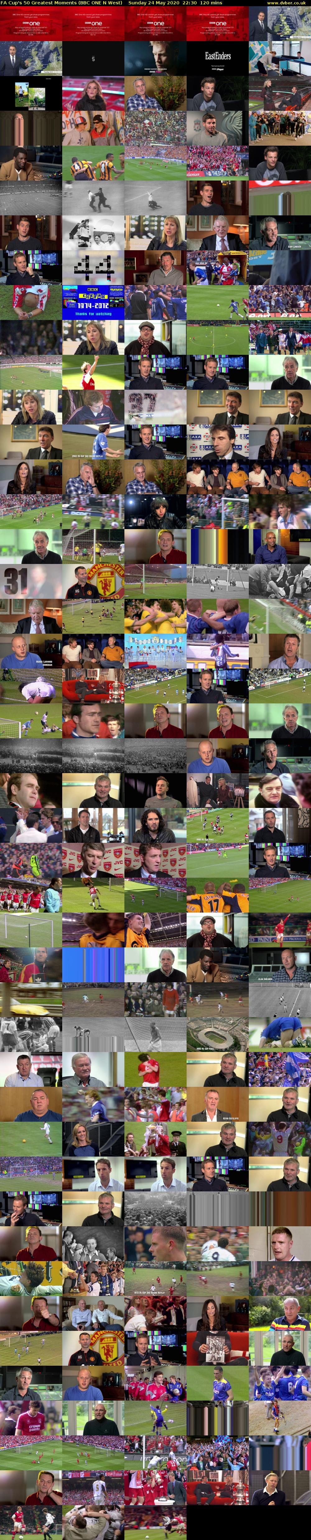 FA Cup's 50 Greatest Moments (BBC ONE N West) Sunday 24 May 2020 22:30 - 00:30