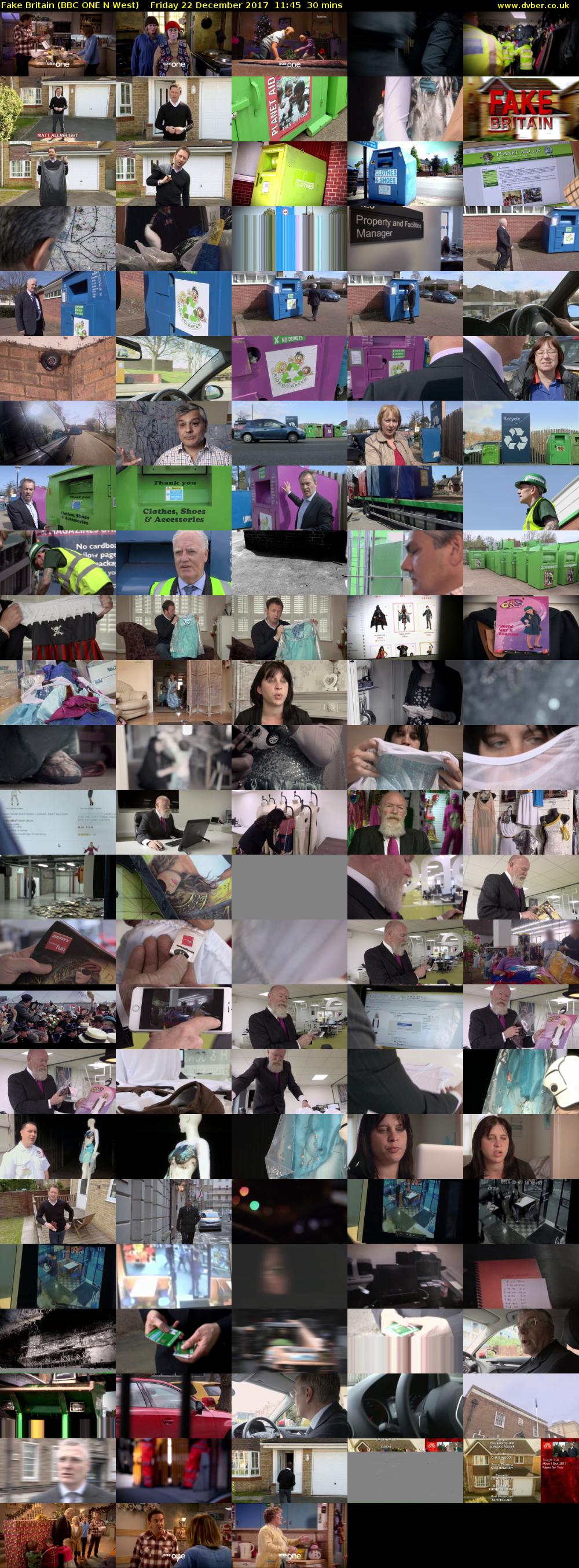 Fake Britain (BBC ONE N West) Friday 22 December 2017 11:45 - 12:15