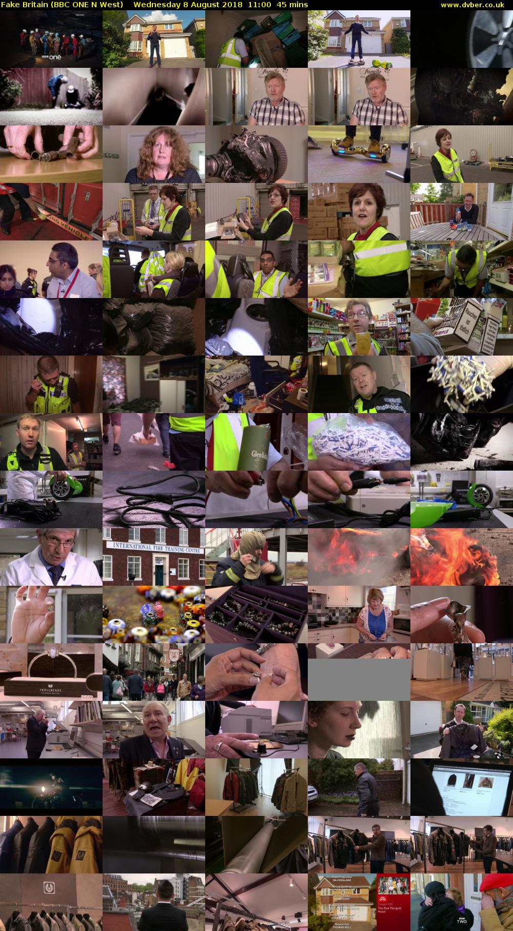 Fake Britain (BBC ONE N West) Wednesday 8 August 2018 11:00 - 11:45