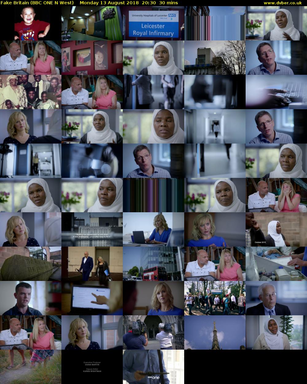 Fake Britain (BBC ONE N West) Monday 13 August 2018 20:30 - 21:00