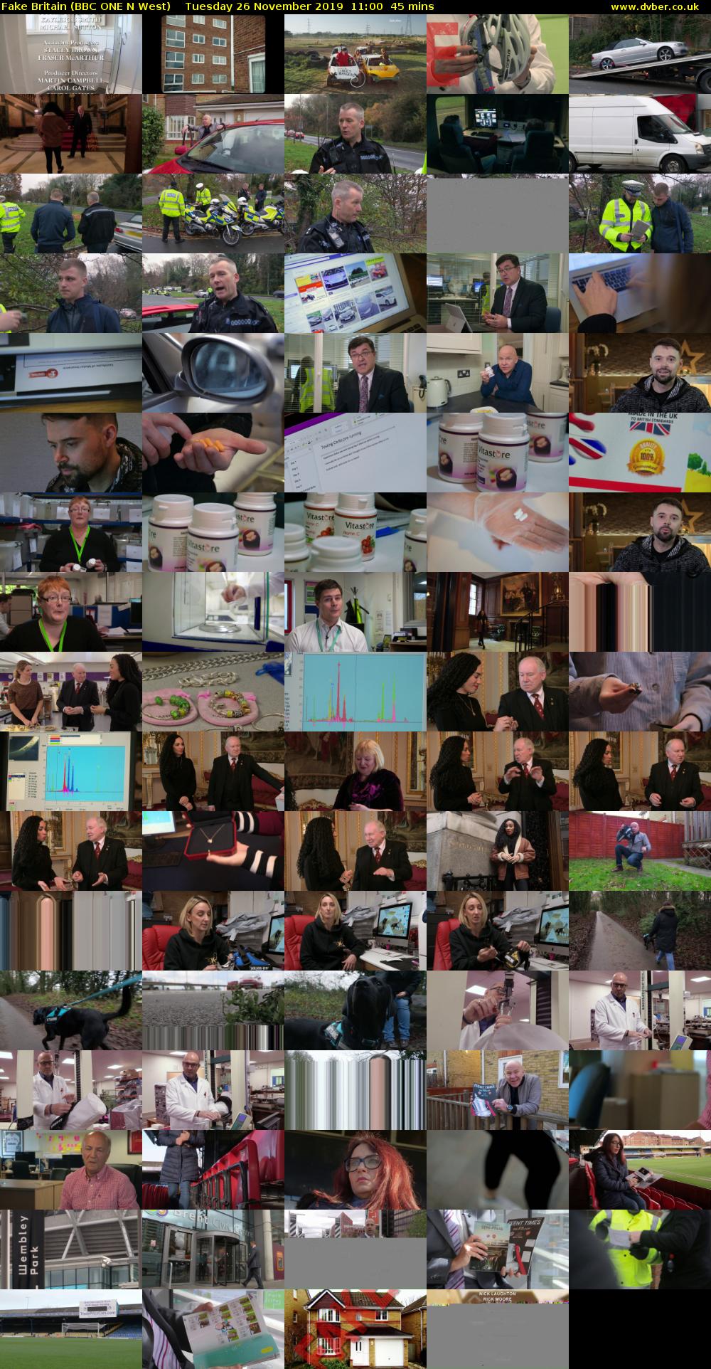 Fake Britain (BBC ONE N West) Tuesday 26 November 2019 11:00 - 11:45