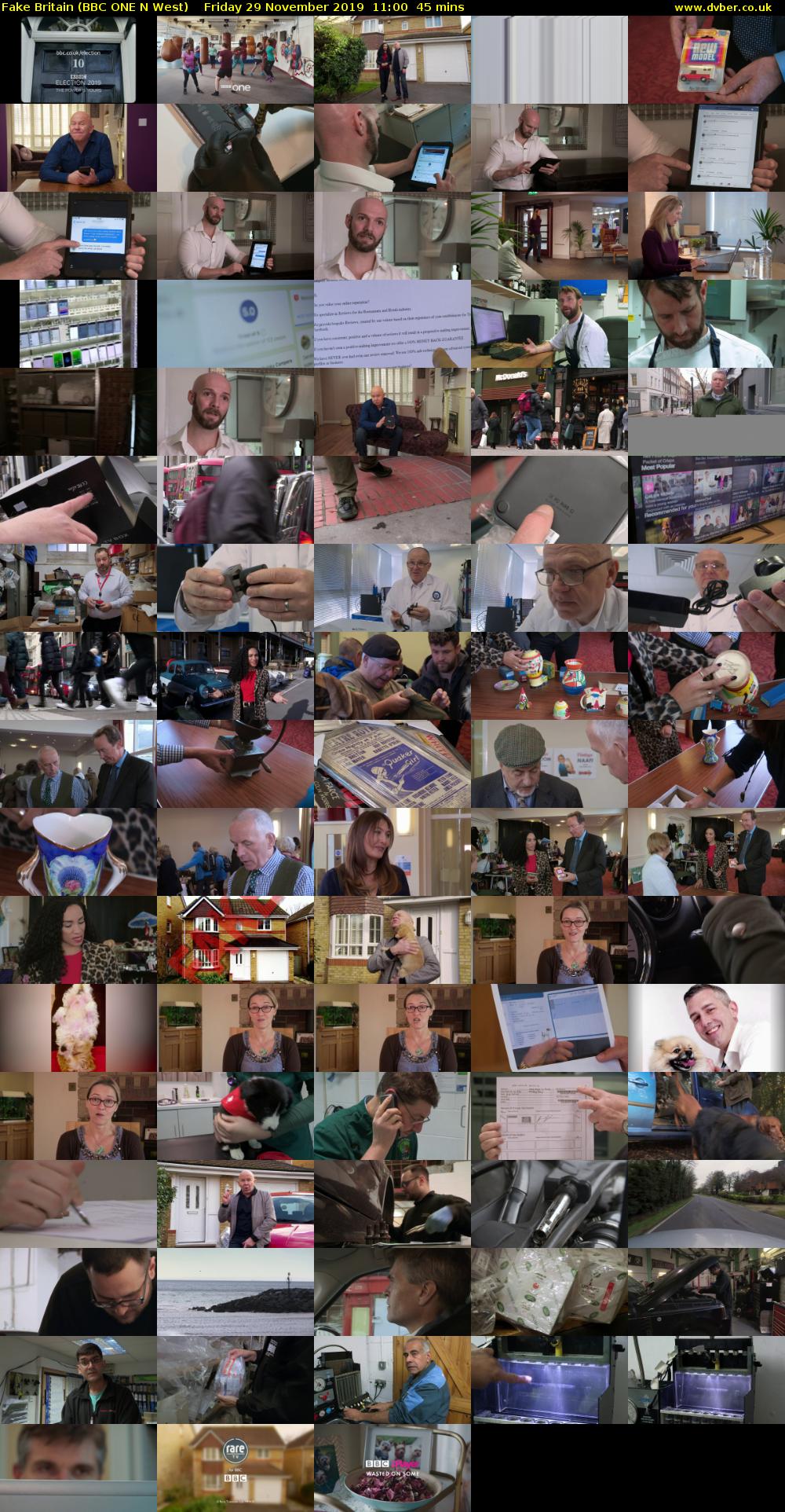 Fake Britain (BBC ONE N West) Friday 29 November 2019 11:00 - 11:45