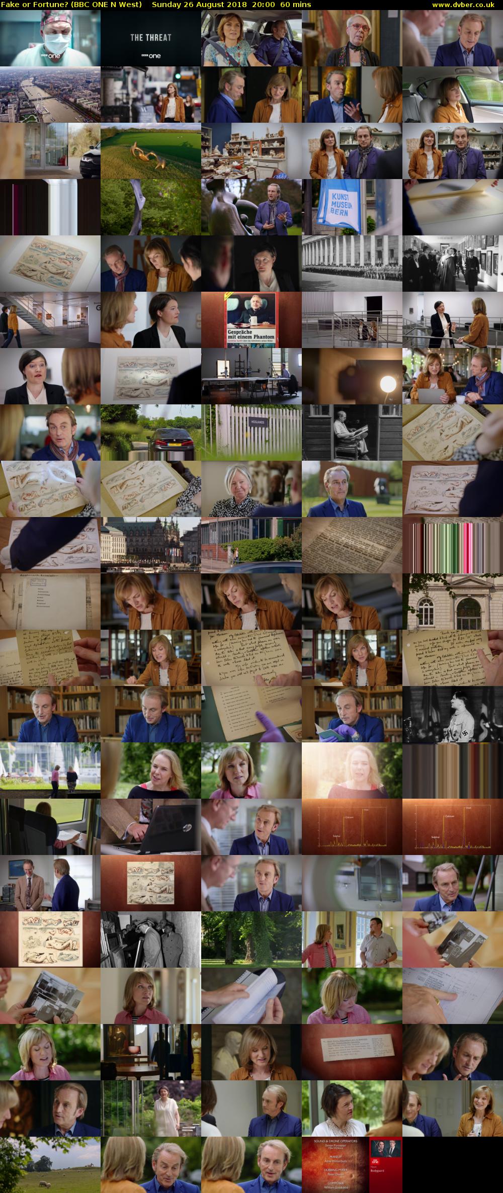 Fake or Fortune? (BBC ONE N West) Sunday 26 August 2018 20:00 - 21:00
