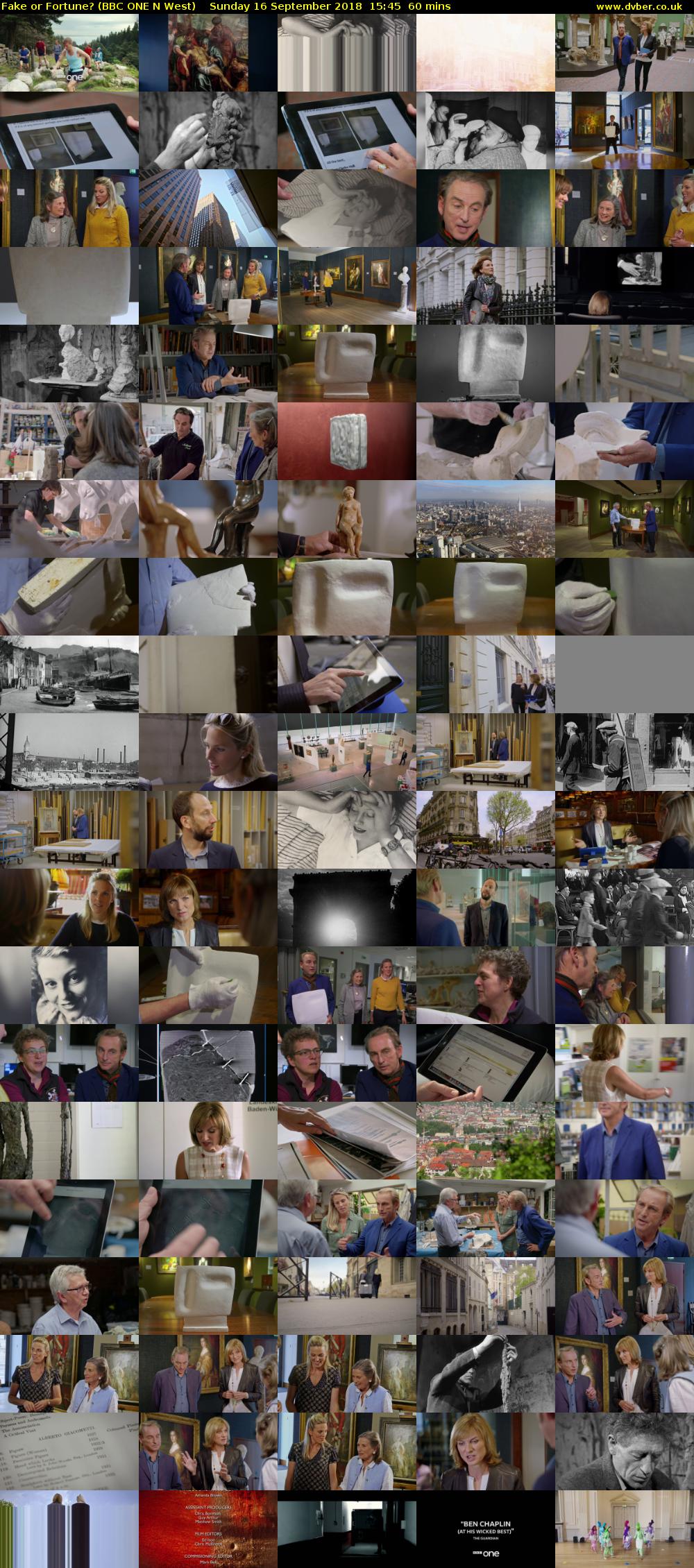 Fake or Fortune? (BBC ONE N West) Sunday 16 September 2018 15:45 - 16:45