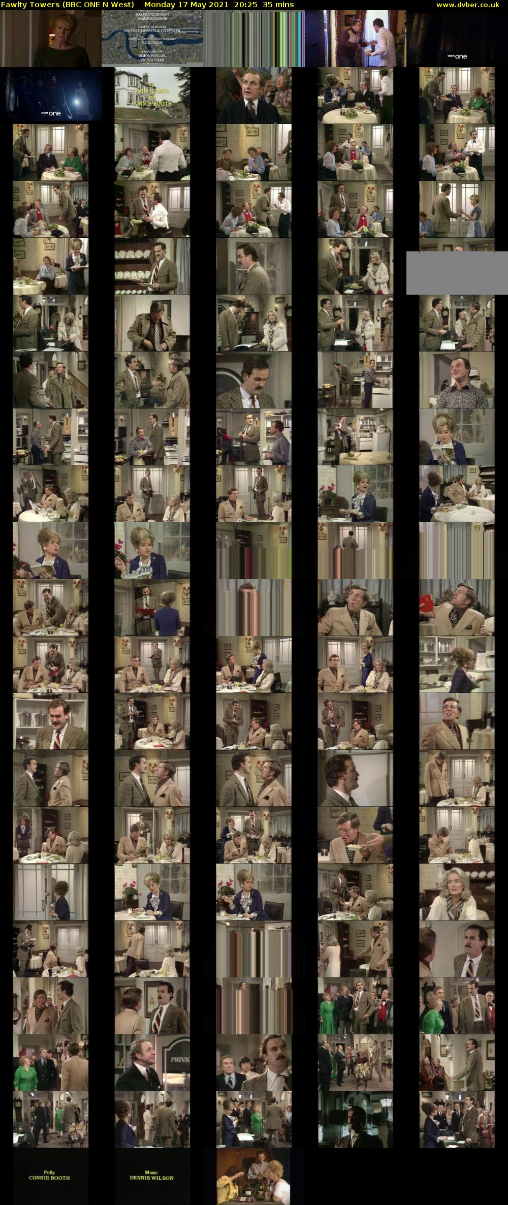 Fawlty Towers (BBC ONE N West) Monday 17 May 2021 20:25 - 21:00