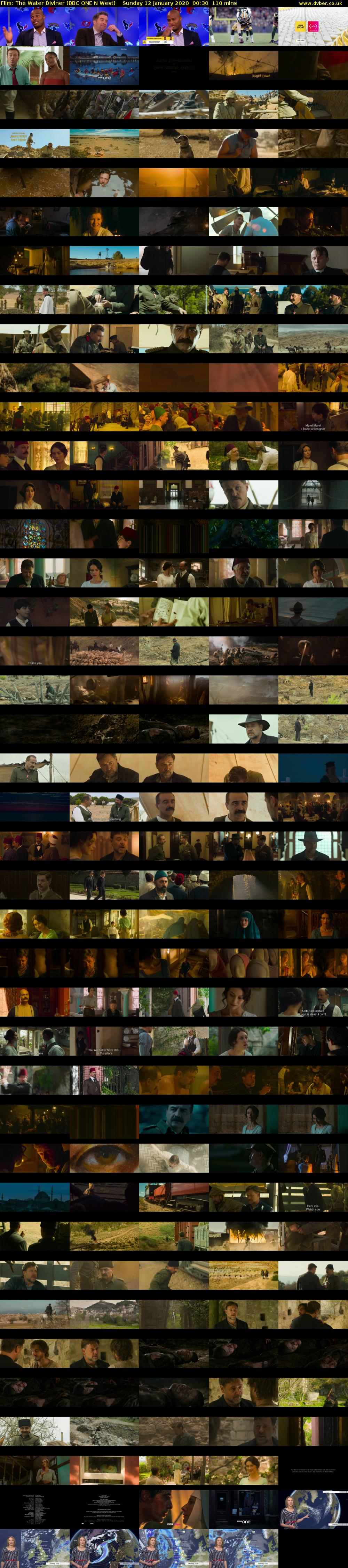 Film: The Water Diviner (BBC ONE N West) Sunday 12 January 2020 00:30 - 02:20