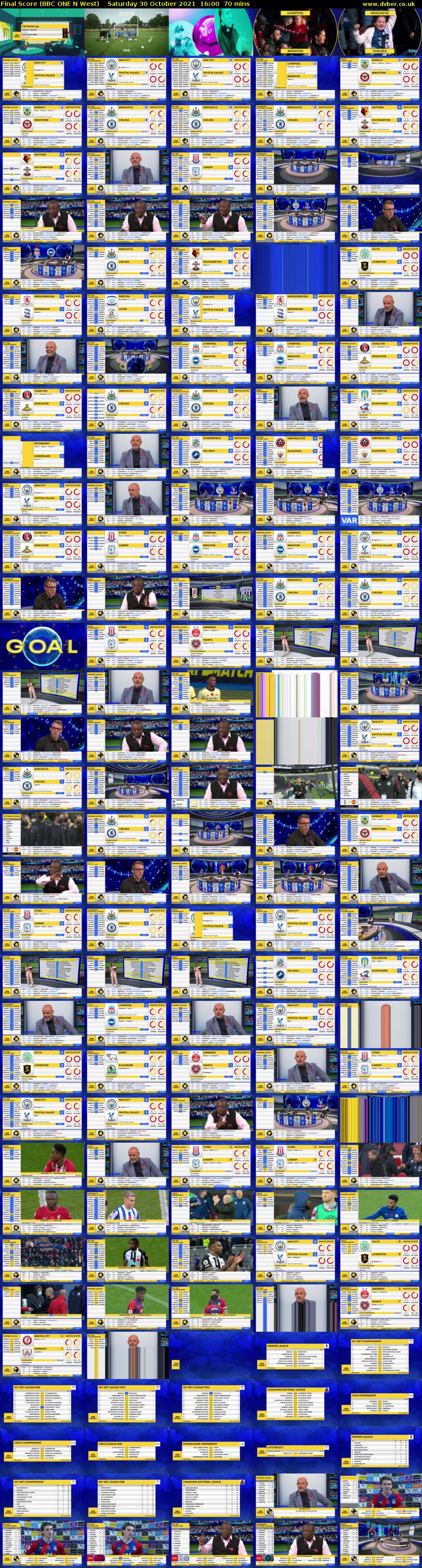 Final Score (BBC ONE N West) Saturday 30 October 2021 16:00 - 17:10
