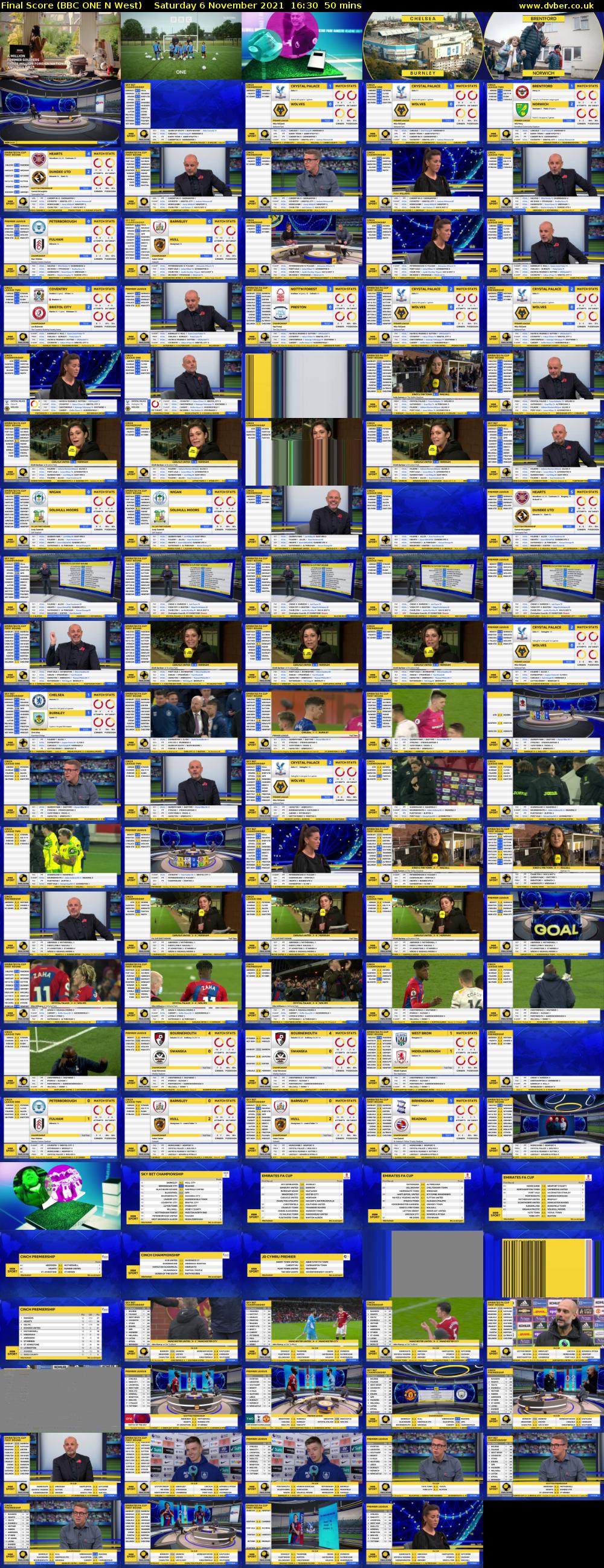 Final Score (BBC ONE N West) Saturday 6 November 2021 16:30 - 17:20