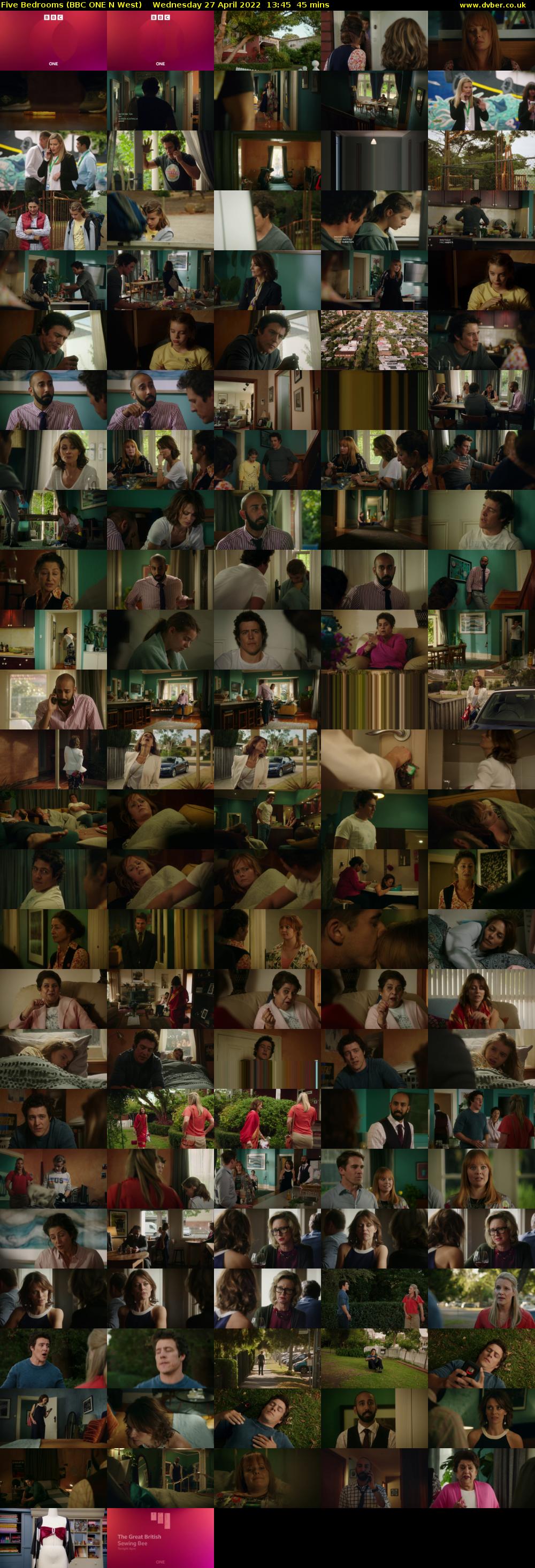 Five Bedrooms (BBC ONE N West) Wednesday 27 April 2022 13:45 - 14:30