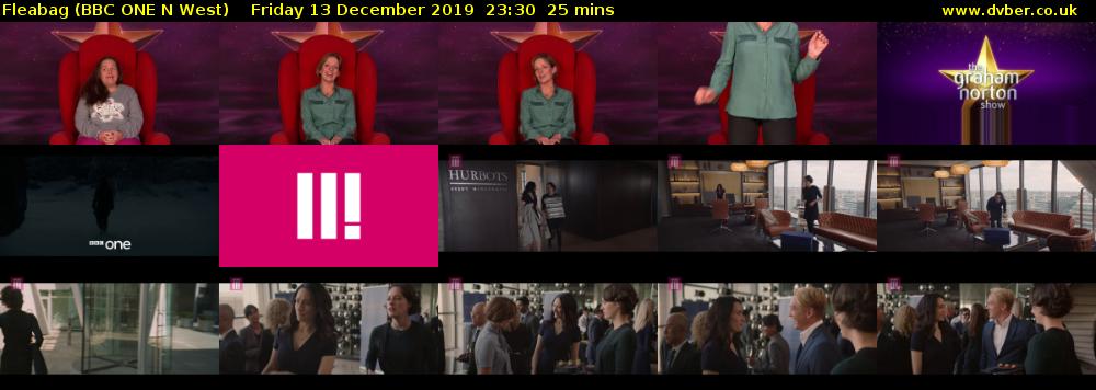 Fleabag (BBC ONE N West) Friday 13 December 2019 23:30 - 23:55