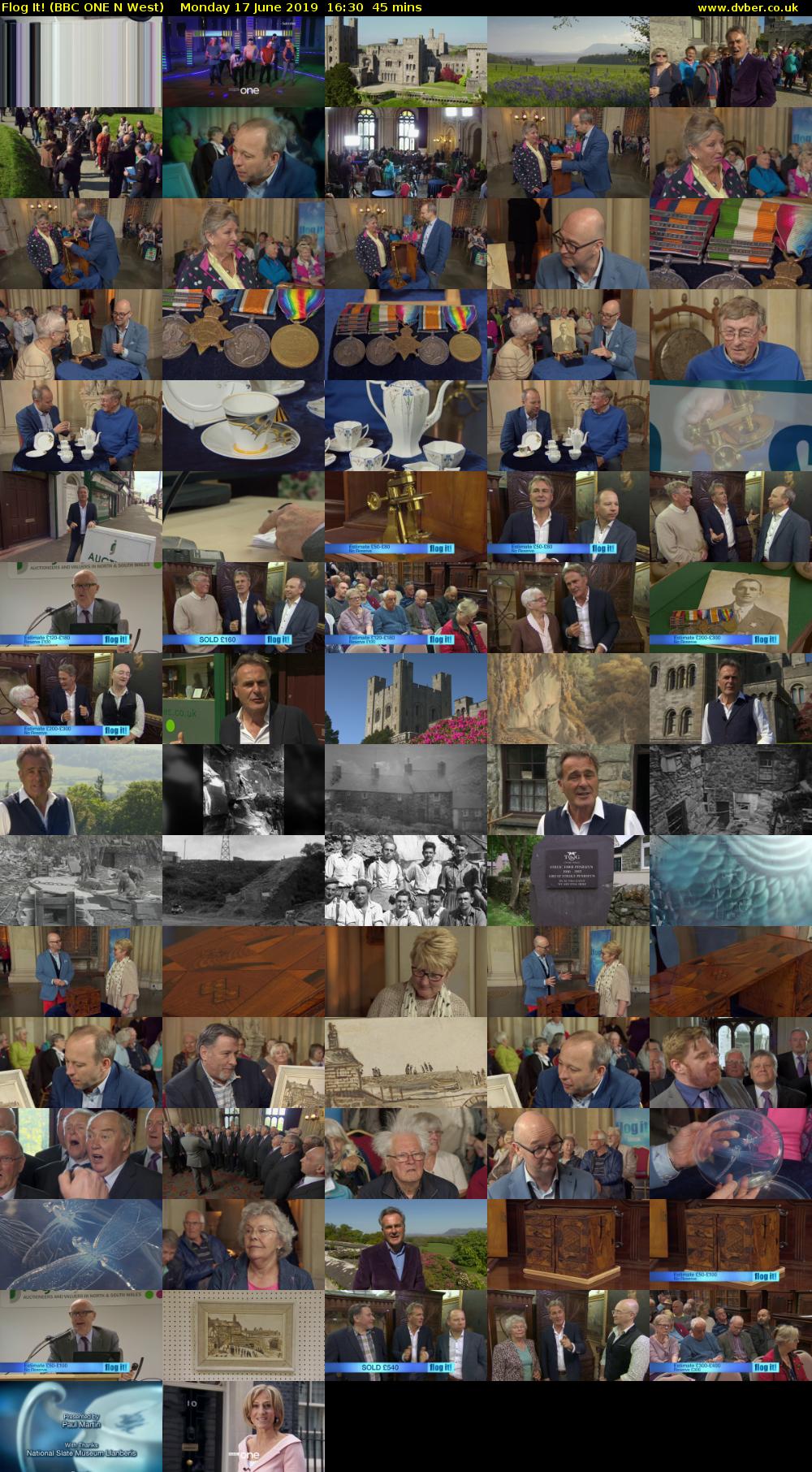 Flog It! (BBC ONE N West) Monday 17 June 2019 16:30 - 17:15