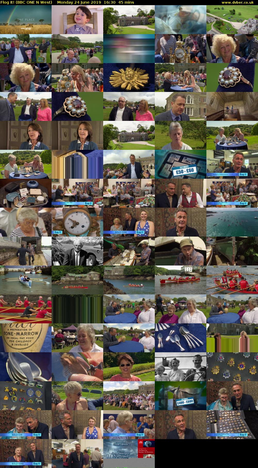 Flog It! (BBC ONE N West) Monday 24 June 2019 16:30 - 17:15