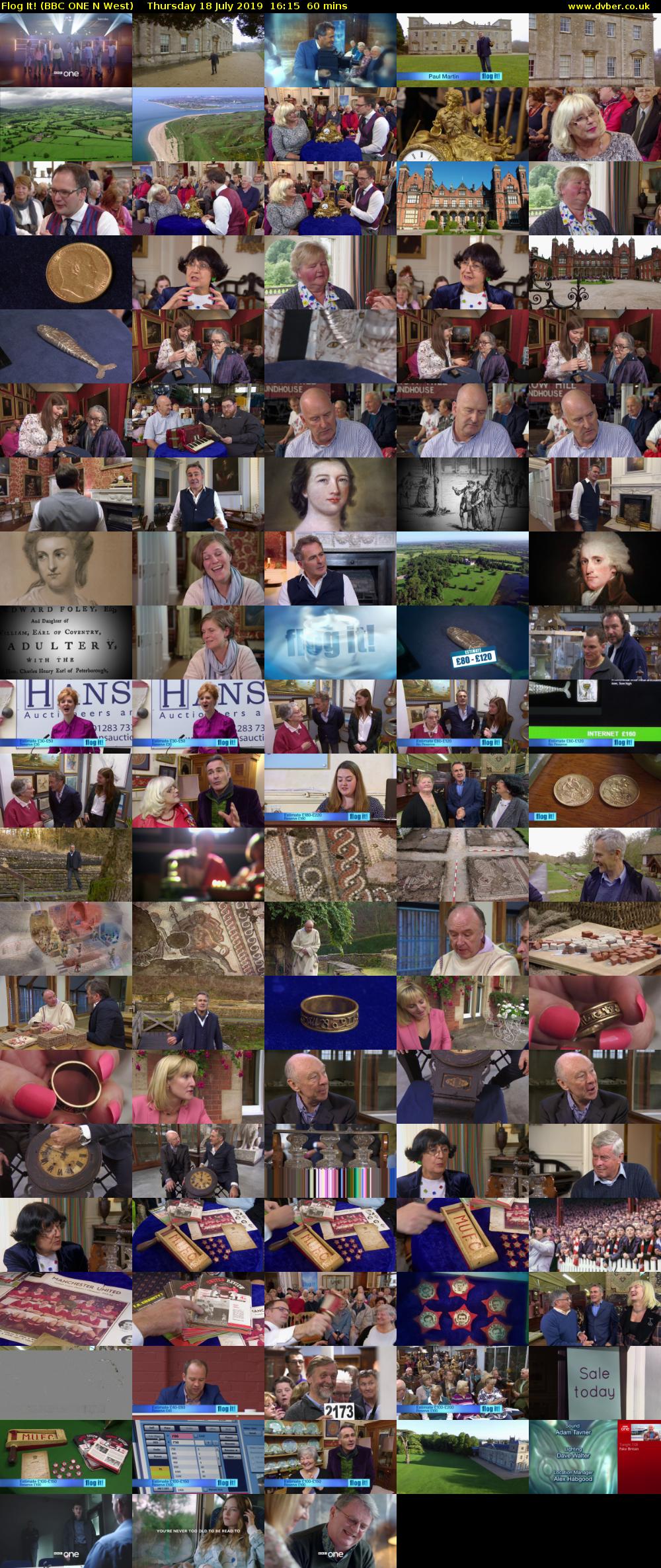 Flog It! (BBC ONE N West) Thursday 18 July 2019 16:15 - 17:15