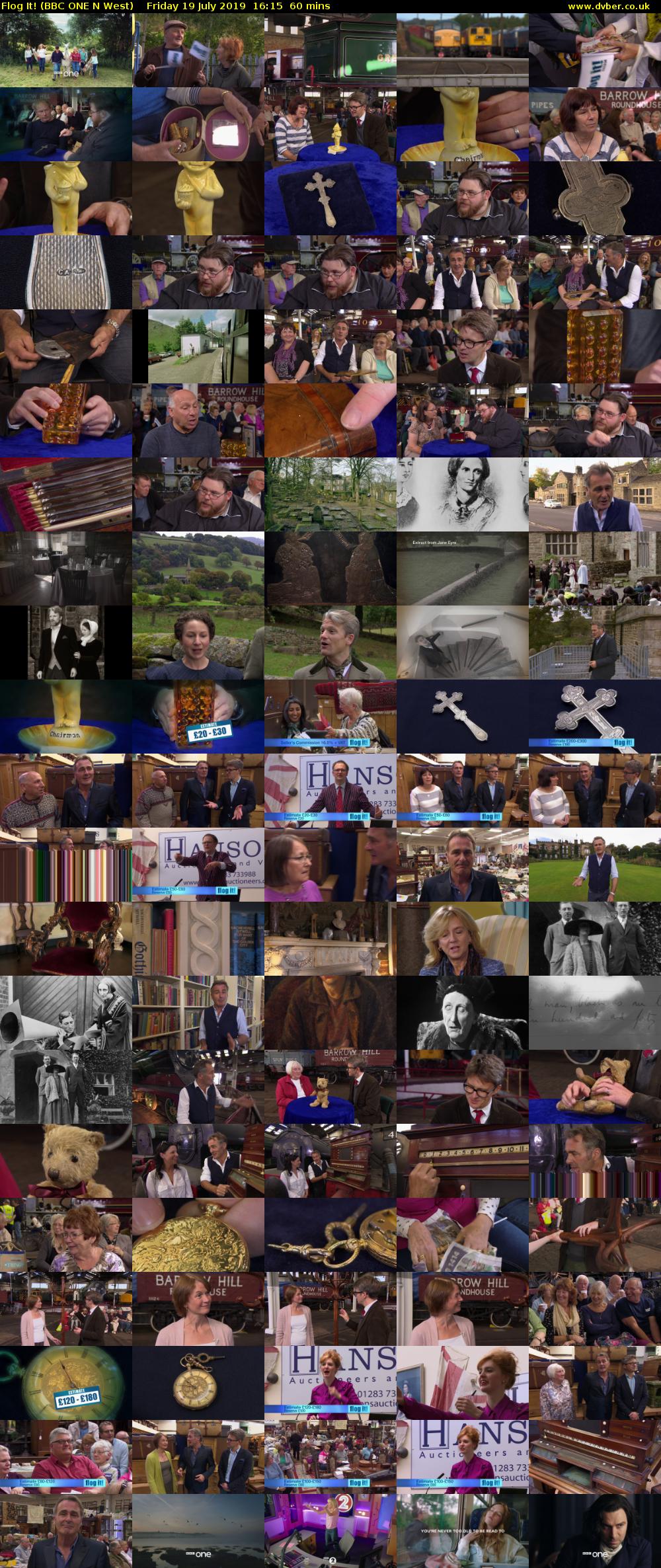 Flog It! (BBC ONE N West) Friday 19 July 2019 16:15 - 17:15