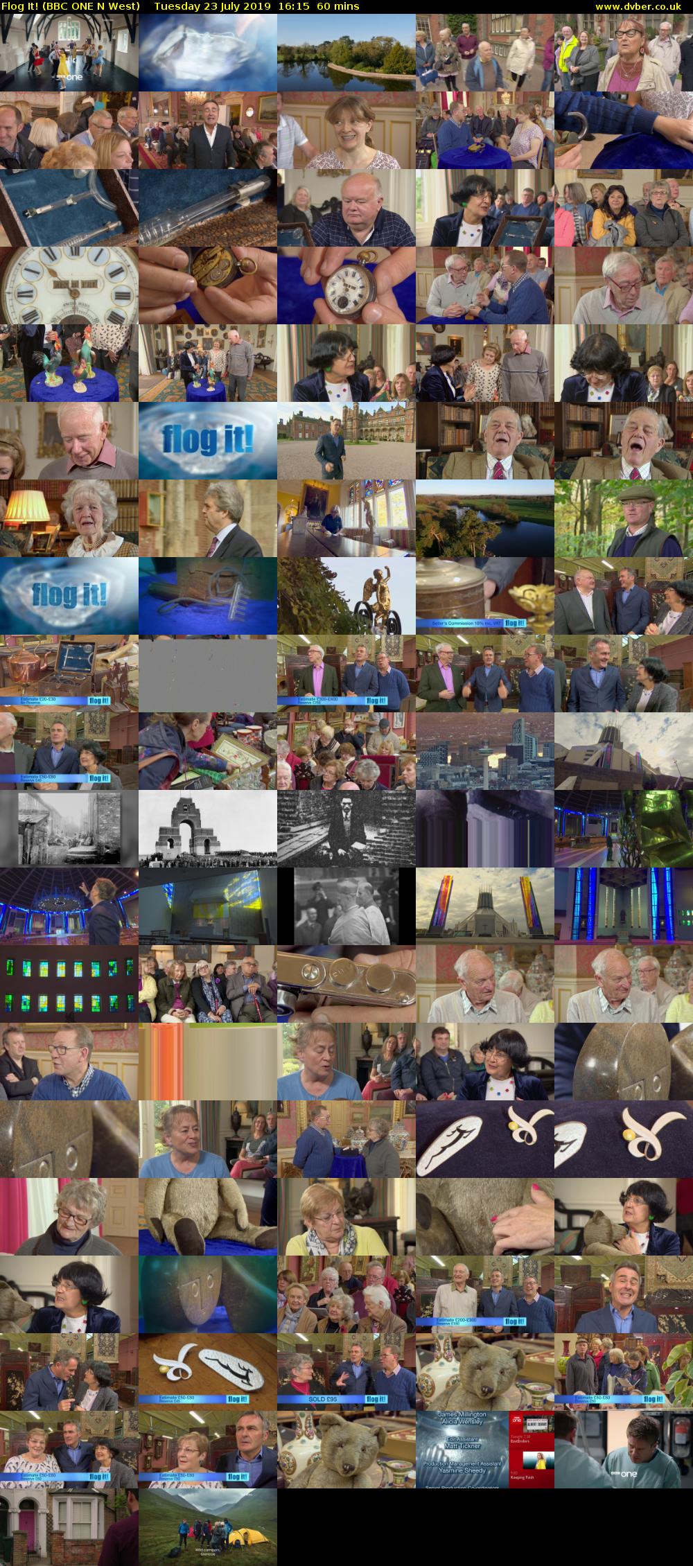 Flog It! (BBC ONE N West) Tuesday 23 July 2019 16:15 - 17:15