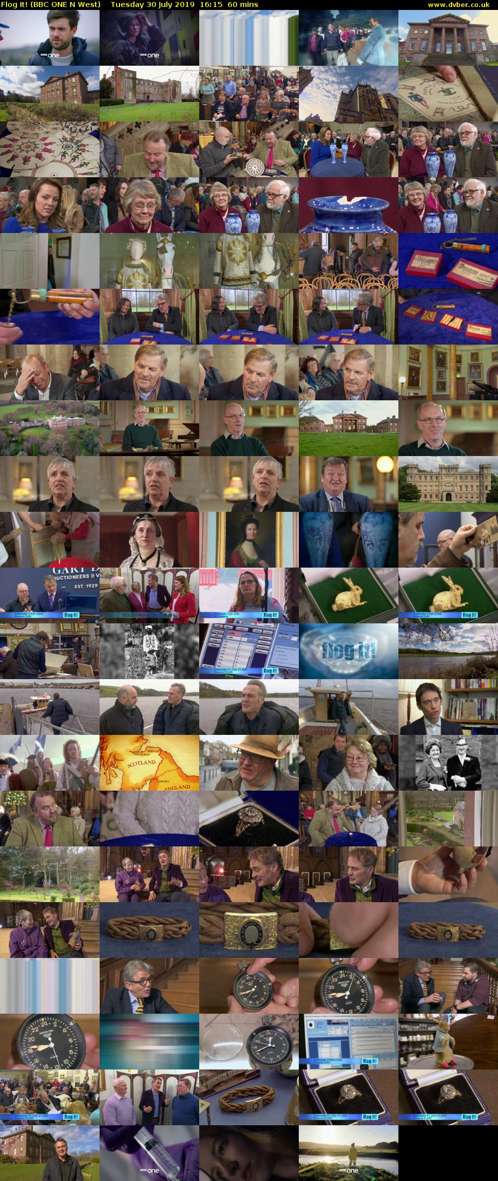 Flog It! (BBC ONE N West) Tuesday 30 July 2019 16:15 - 17:15