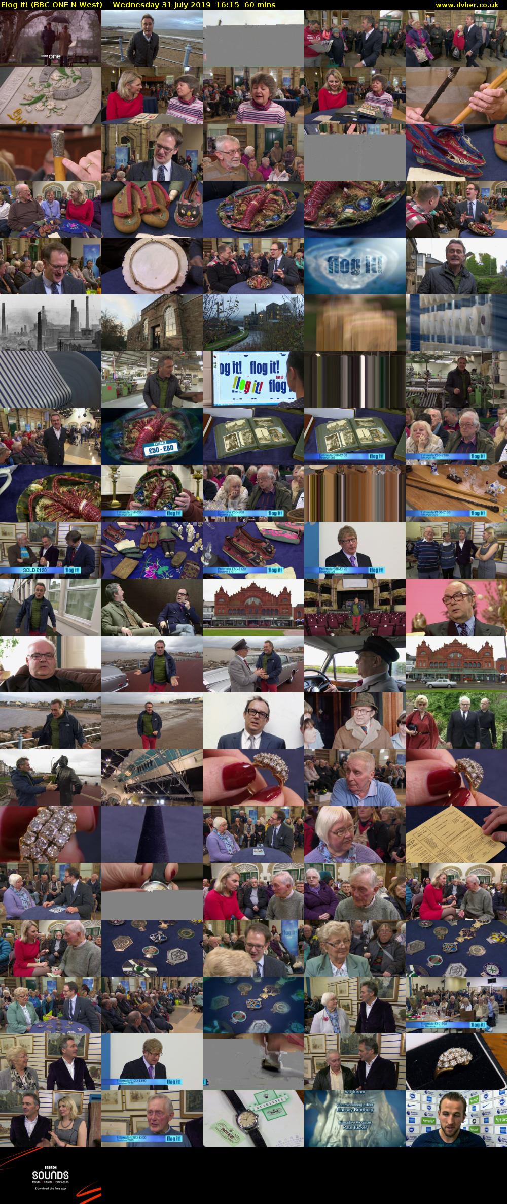 Flog It! (BBC ONE N West) Wednesday 31 July 2019 16:15 - 17:15