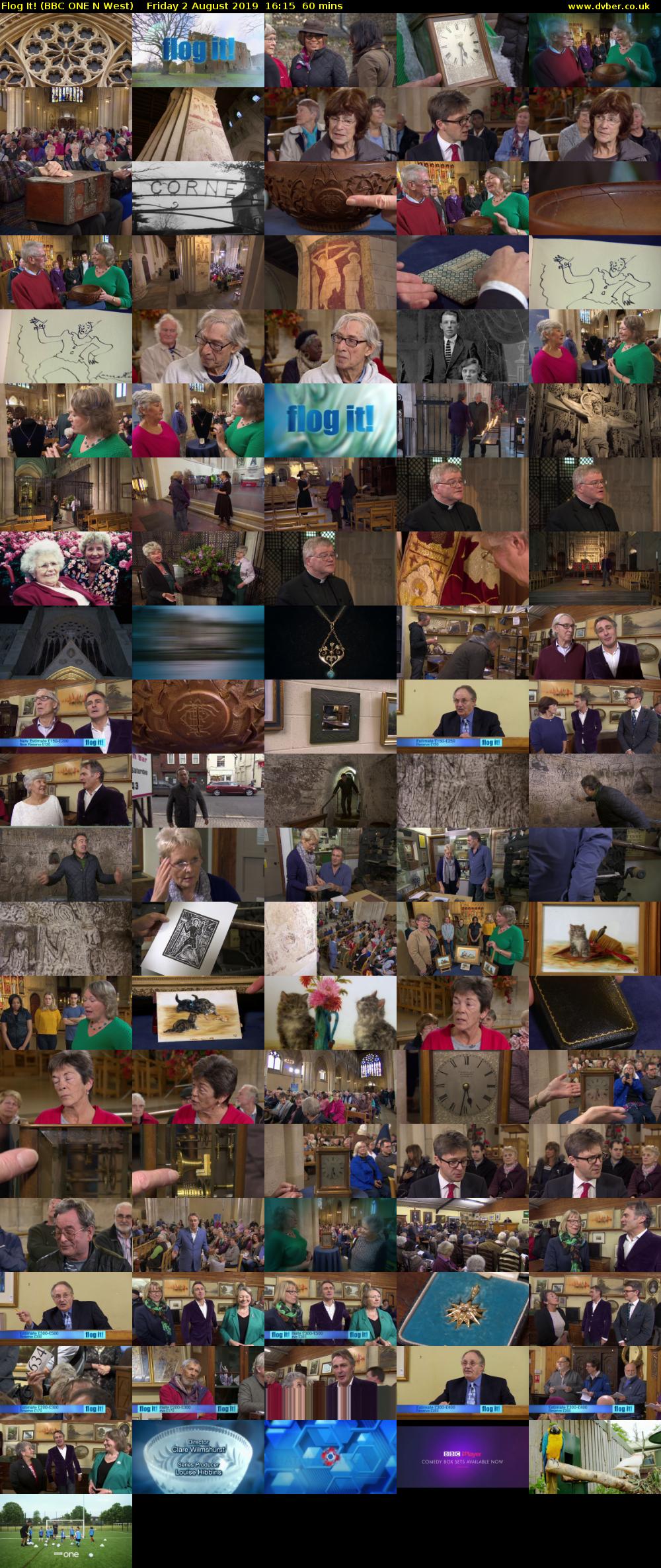 Flog It! (BBC ONE N West) Friday 2 August 2019 16:15 - 17:15