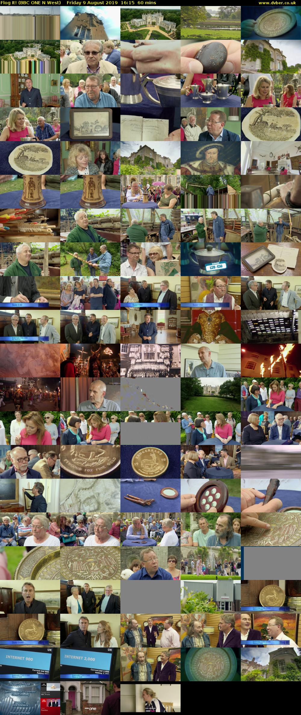Flog It! (BBC ONE N West) Friday 9 August 2019 16:15 - 17:15