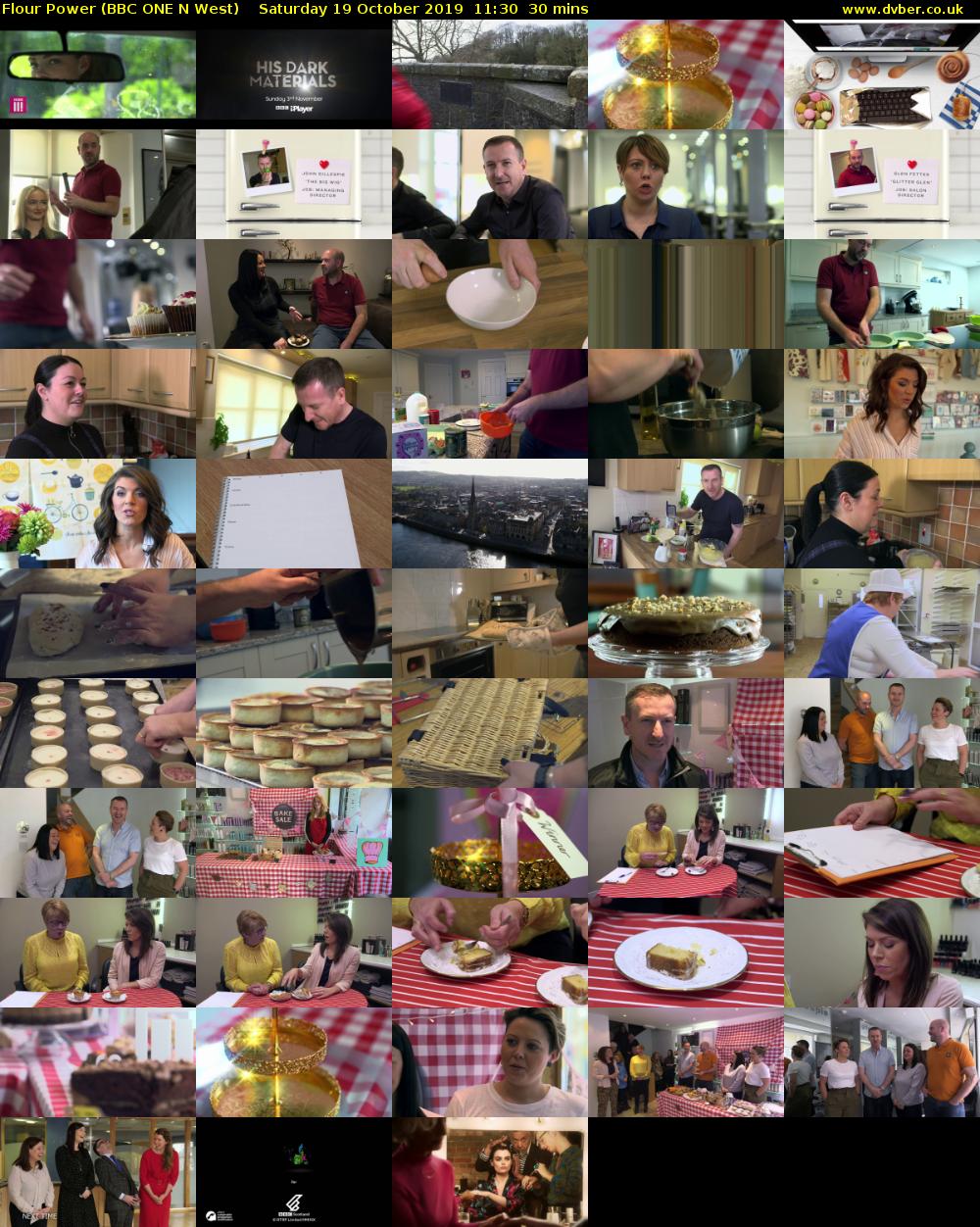 Flour Power (BBC ONE N West) Saturday 19 October 2019 11:30 - 12:00