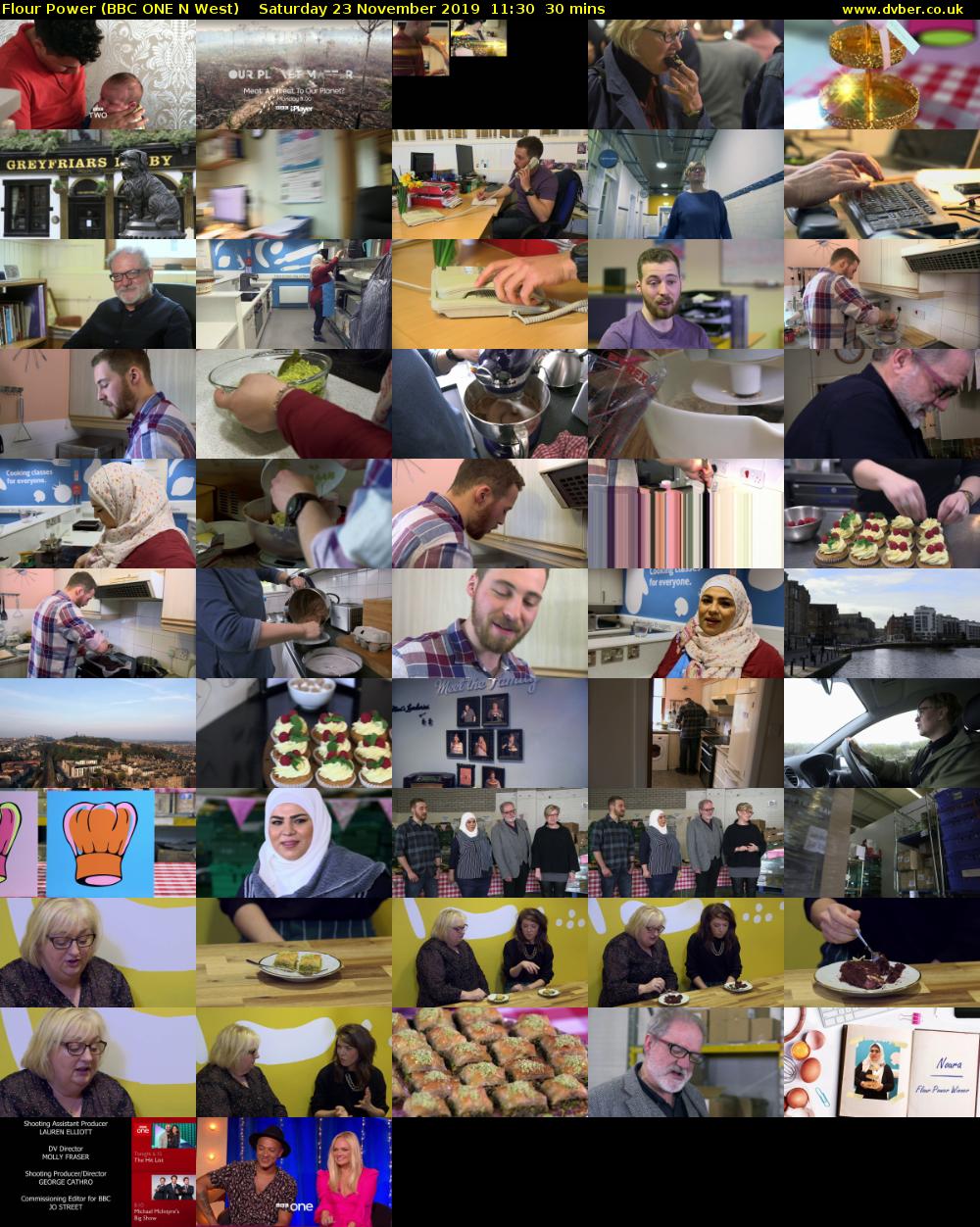 Flour Power (BBC ONE N West) Saturday 23 November 2019 11:30 - 12:00