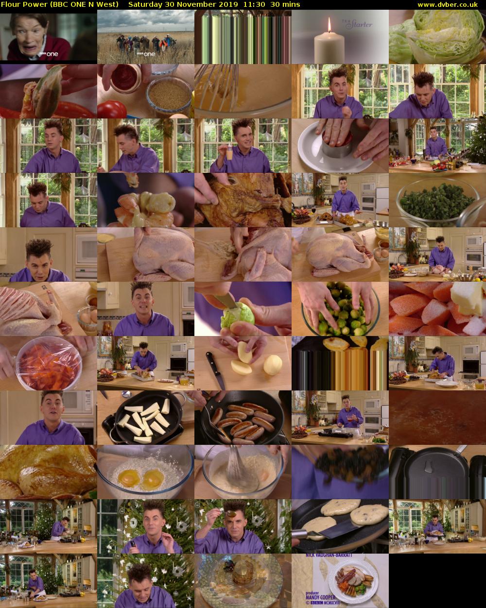 Flour Power (BBC ONE N West) Saturday 30 November 2019 11:30 - 12:00