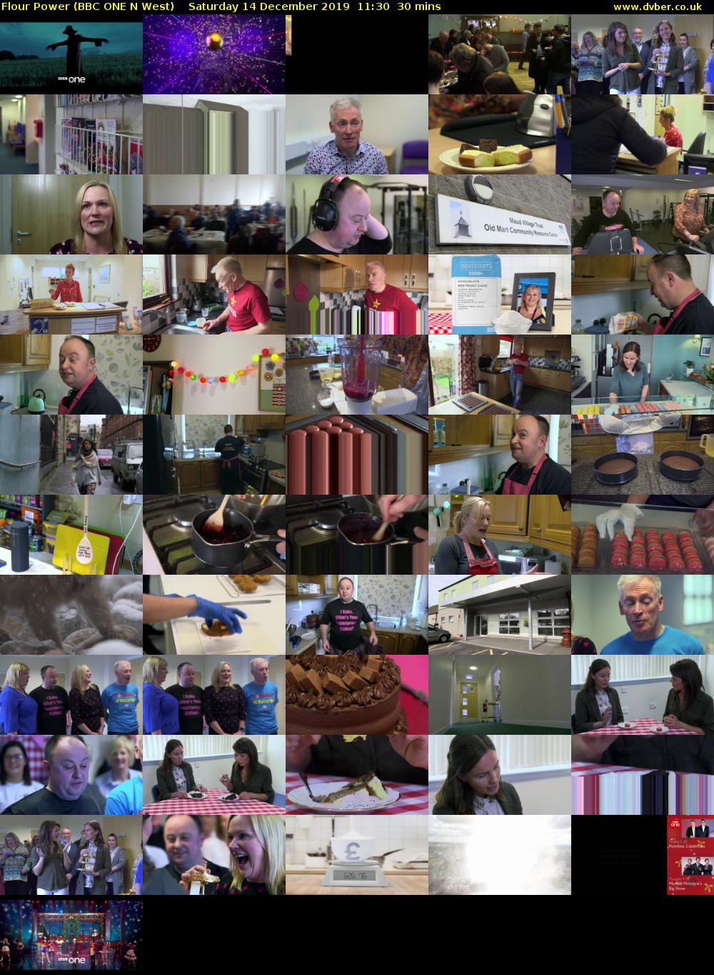 Flour Power (BBC ONE N West) Saturday 14 December 2019 11:30 - 12:00
