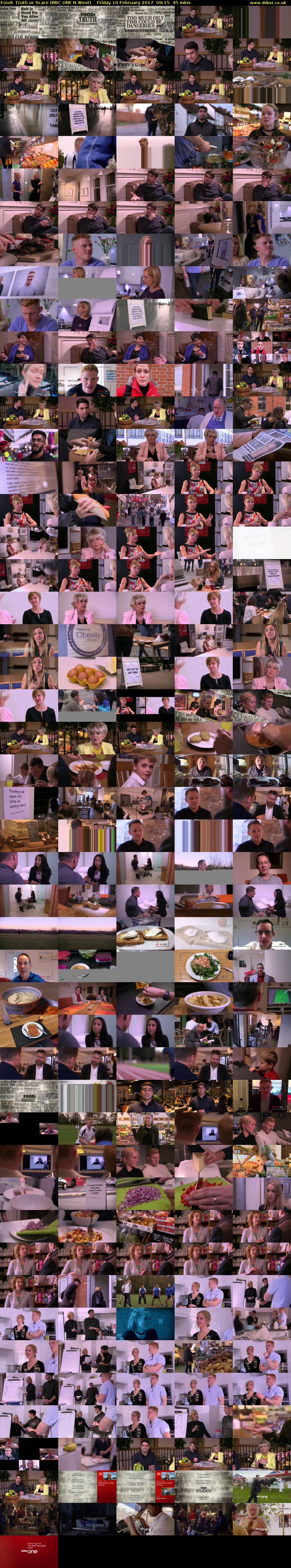 Food: Truth or Scare (BBC ONE N West) Friday 10 February 2017 09:15 - 10:00