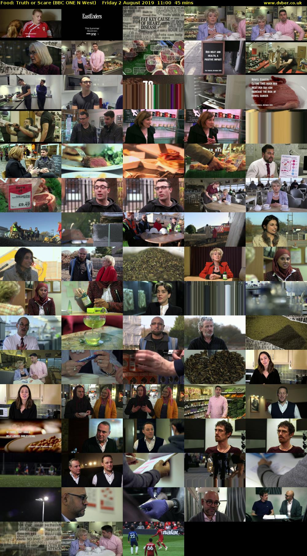 Food: Truth or Scare (BBC ONE N West) Friday 2 August 2019 11:00 - 11:45