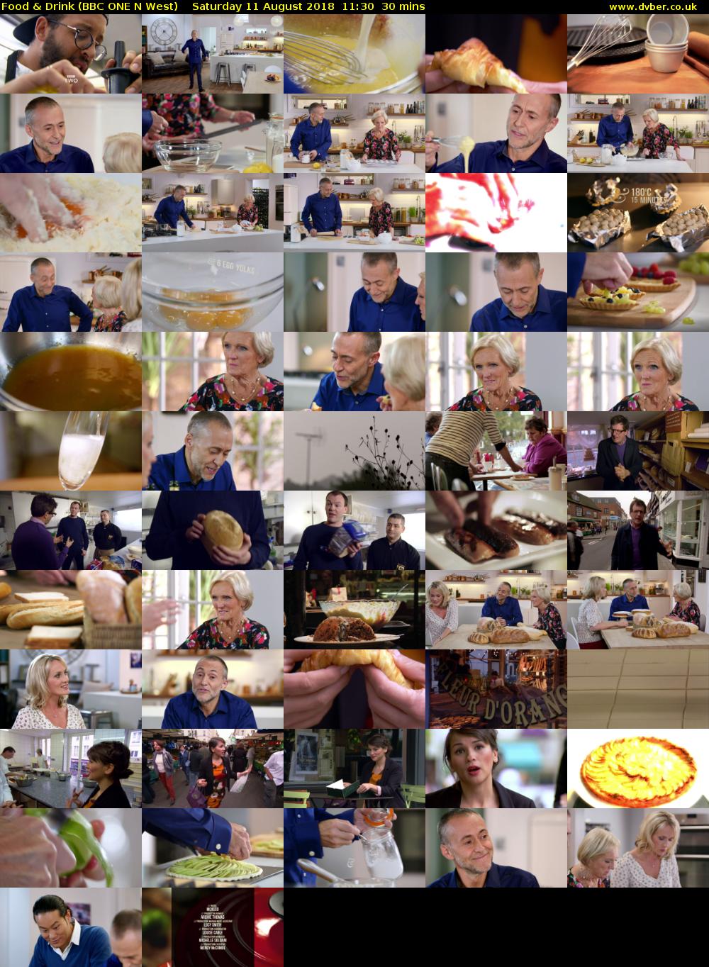 Food & Drink (BBC ONE N West) Saturday 11 August 2018 11:30 - 12:00
