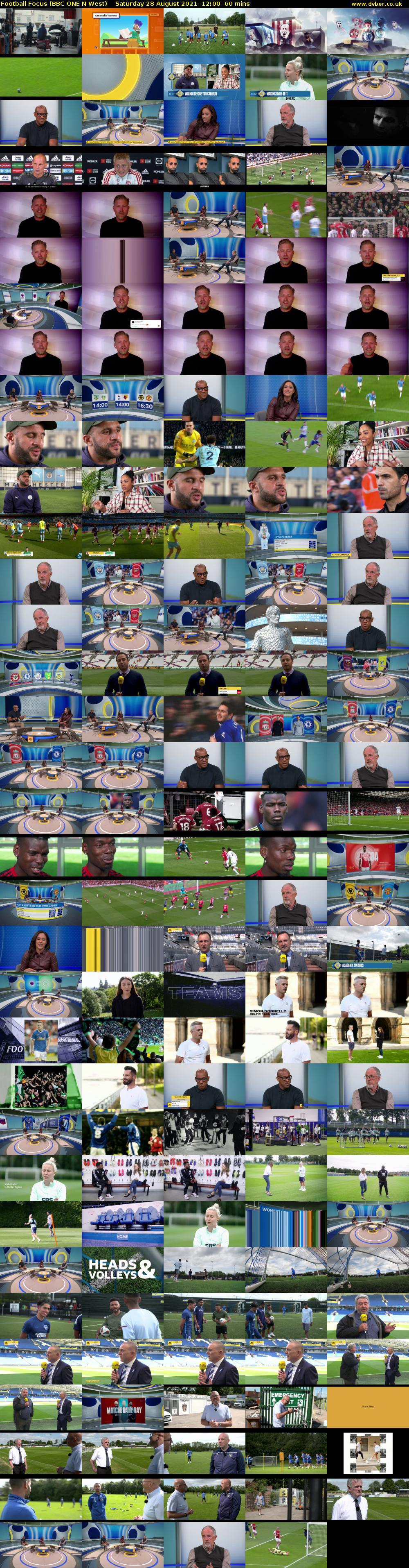 Football Focus (BBC ONE N West) Saturday 28 August 2021 12:00 - 13:00