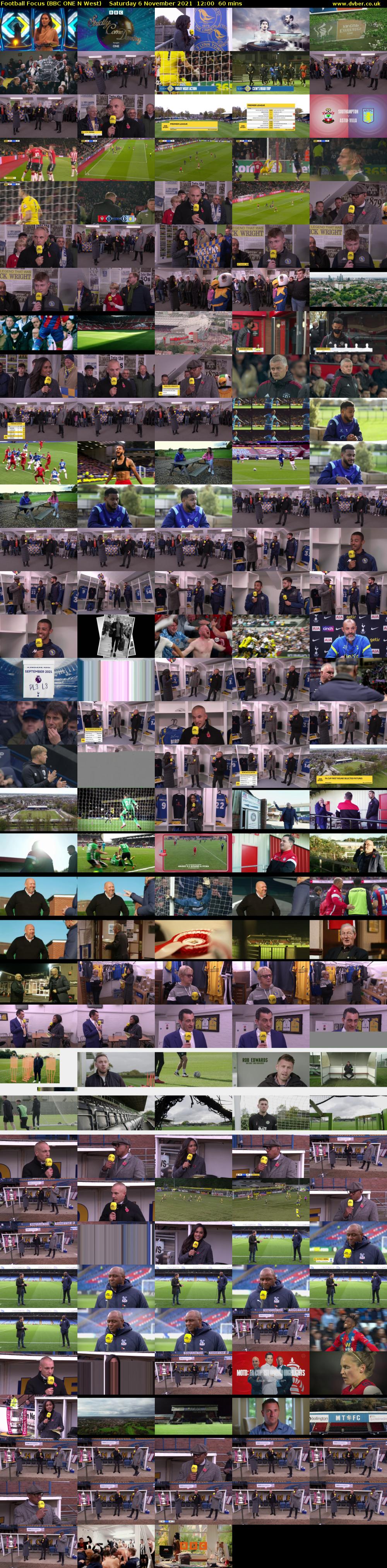 Football Focus (BBC ONE N West) Saturday 6 November 2021 12:00 - 13:00