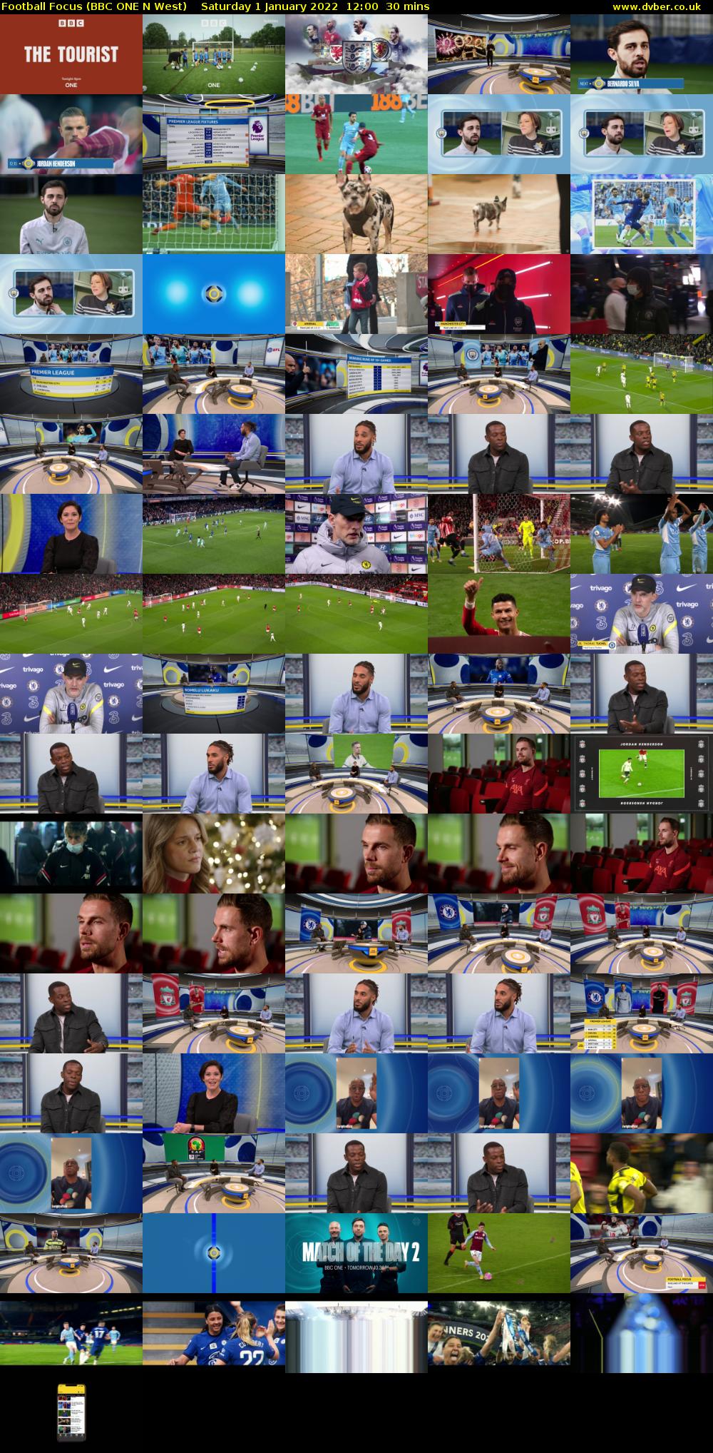 Football Focus (BBC ONE N West) Saturday 1 January 2022 12:00 - 12:30