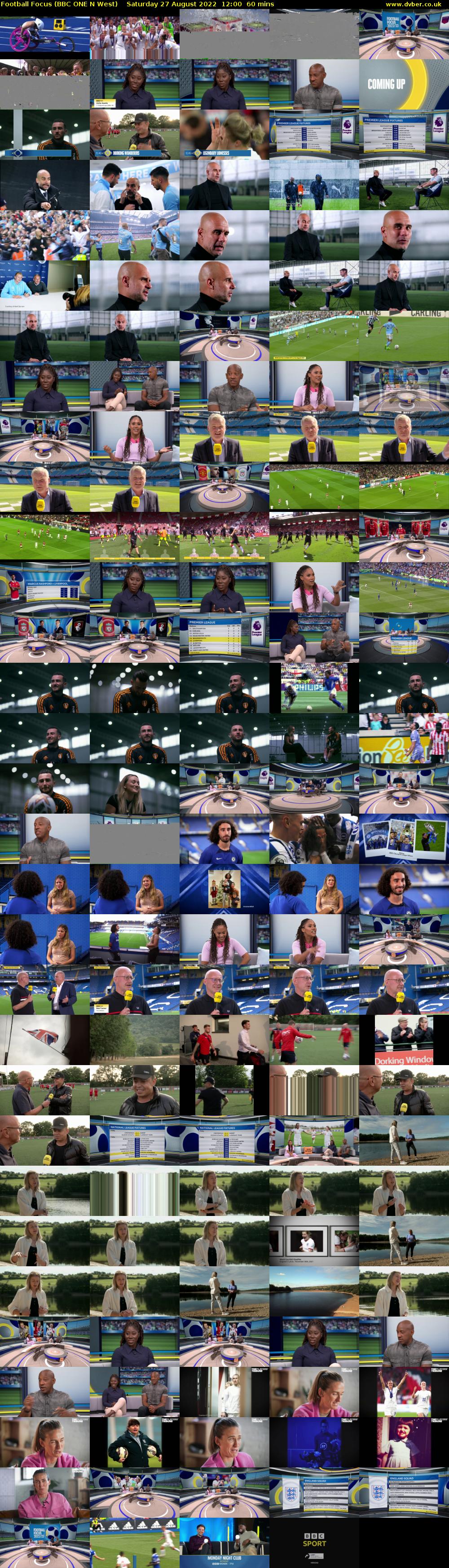 Football Focus (BBC ONE N West) Saturday 27 August 2022 12:00 - 13:00