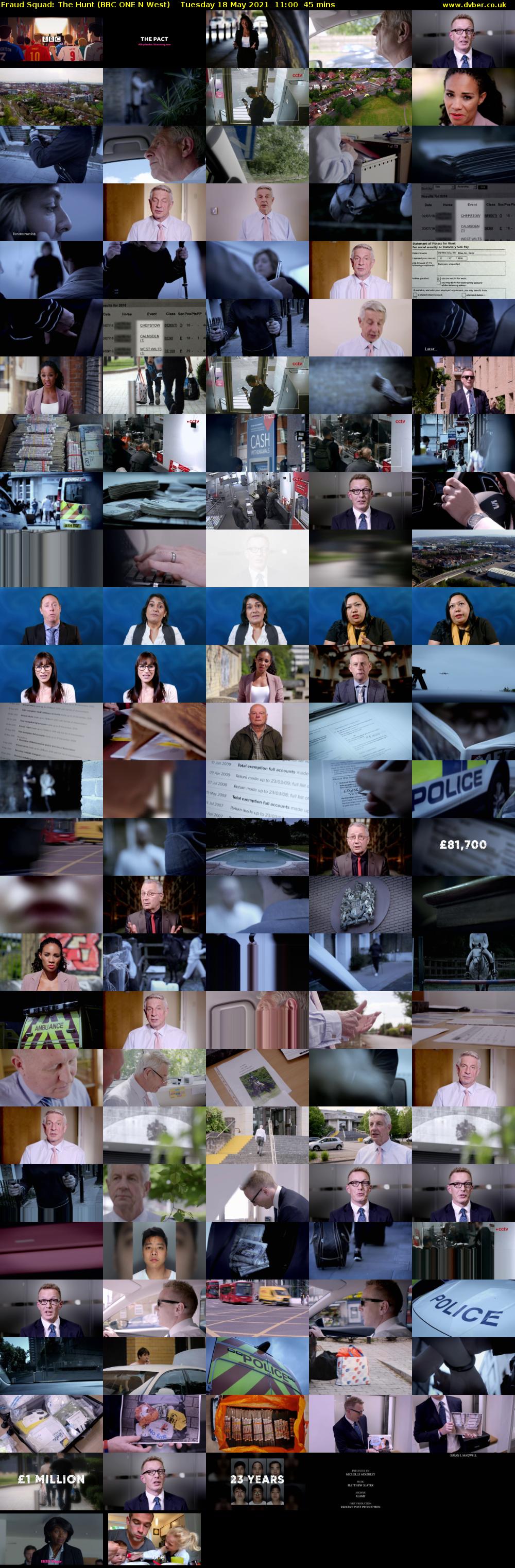 Fraud Squad: The Hunt (BBC ONE N West) Tuesday 18 May 2021 11:00 - 11:45