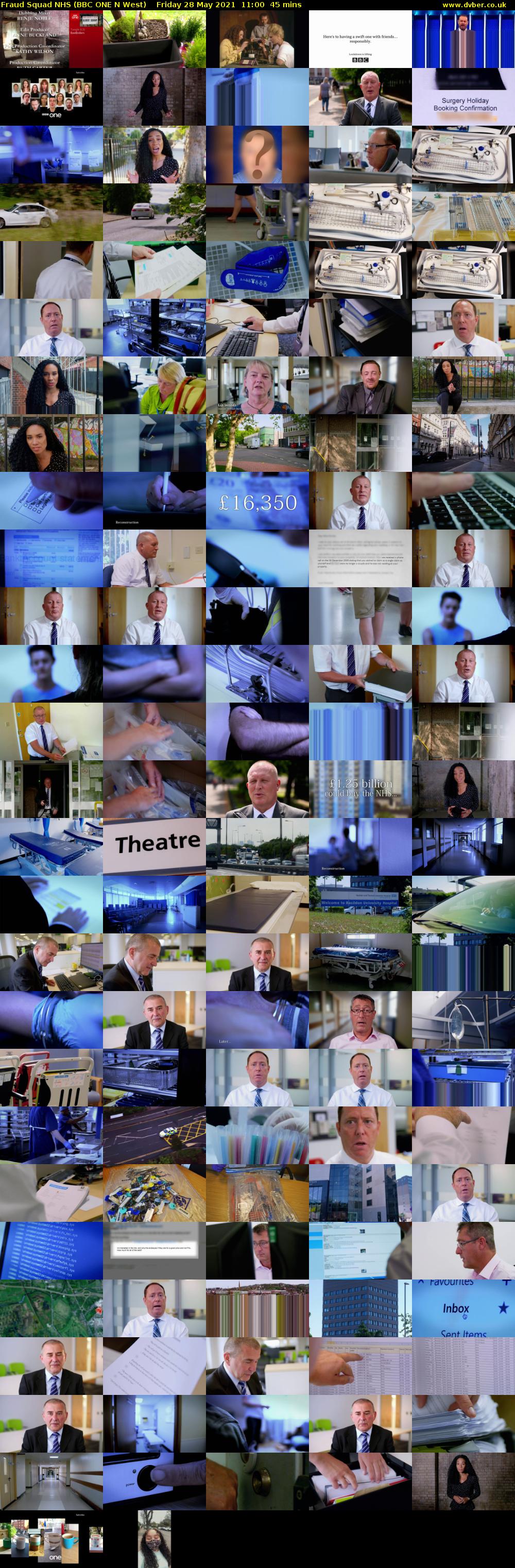 Fraud Squad NHS (BBC ONE N West) Friday 28 May 2021 11:00 - 11:45