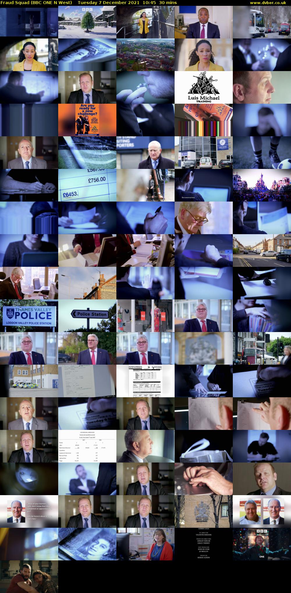 Fraud Squad (BBC ONE N West) Tuesday 7 December 2021 10:45 - 11:15