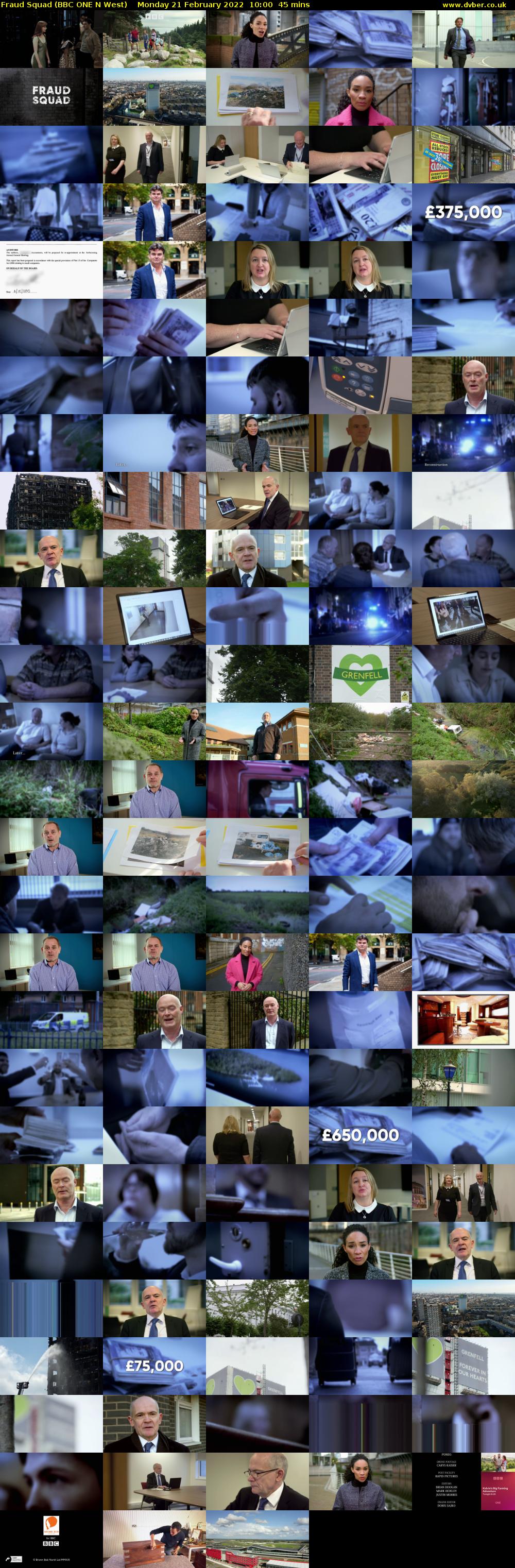 Fraud Squad (BBC ONE N West) Monday 21 February 2022 10:00 - 10:45