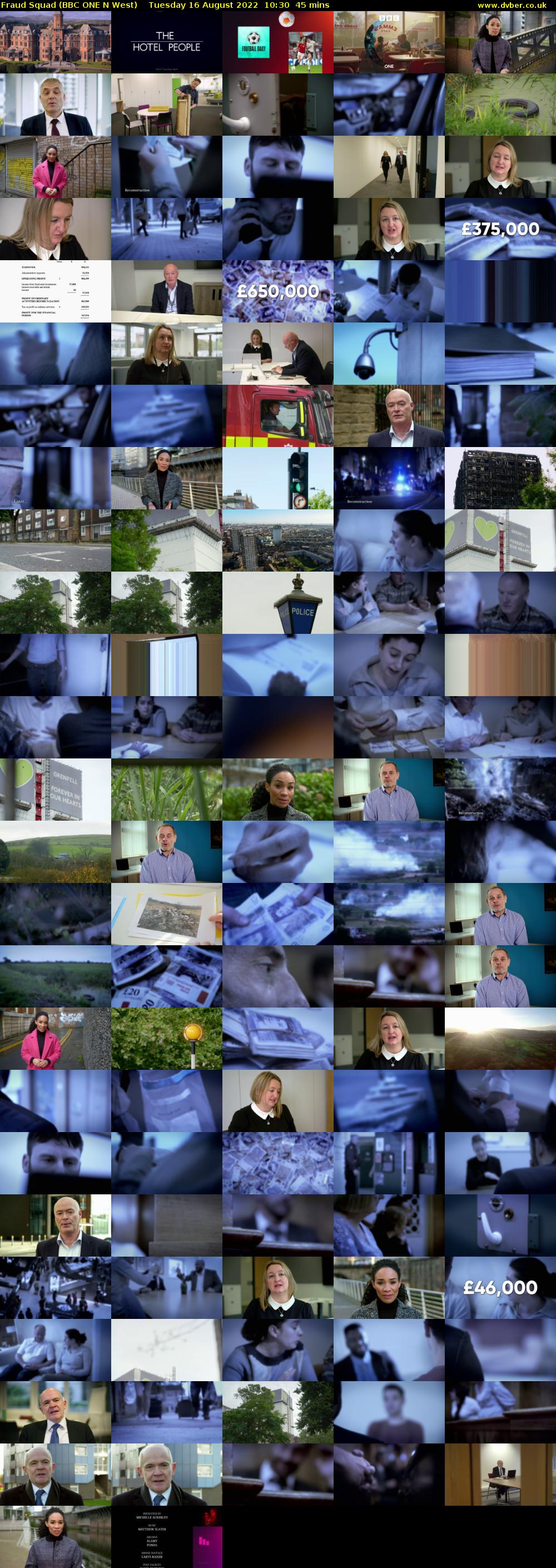 Fraud Squad (BBC ONE N West) Tuesday 16 August 2022 10:30 - 11:15