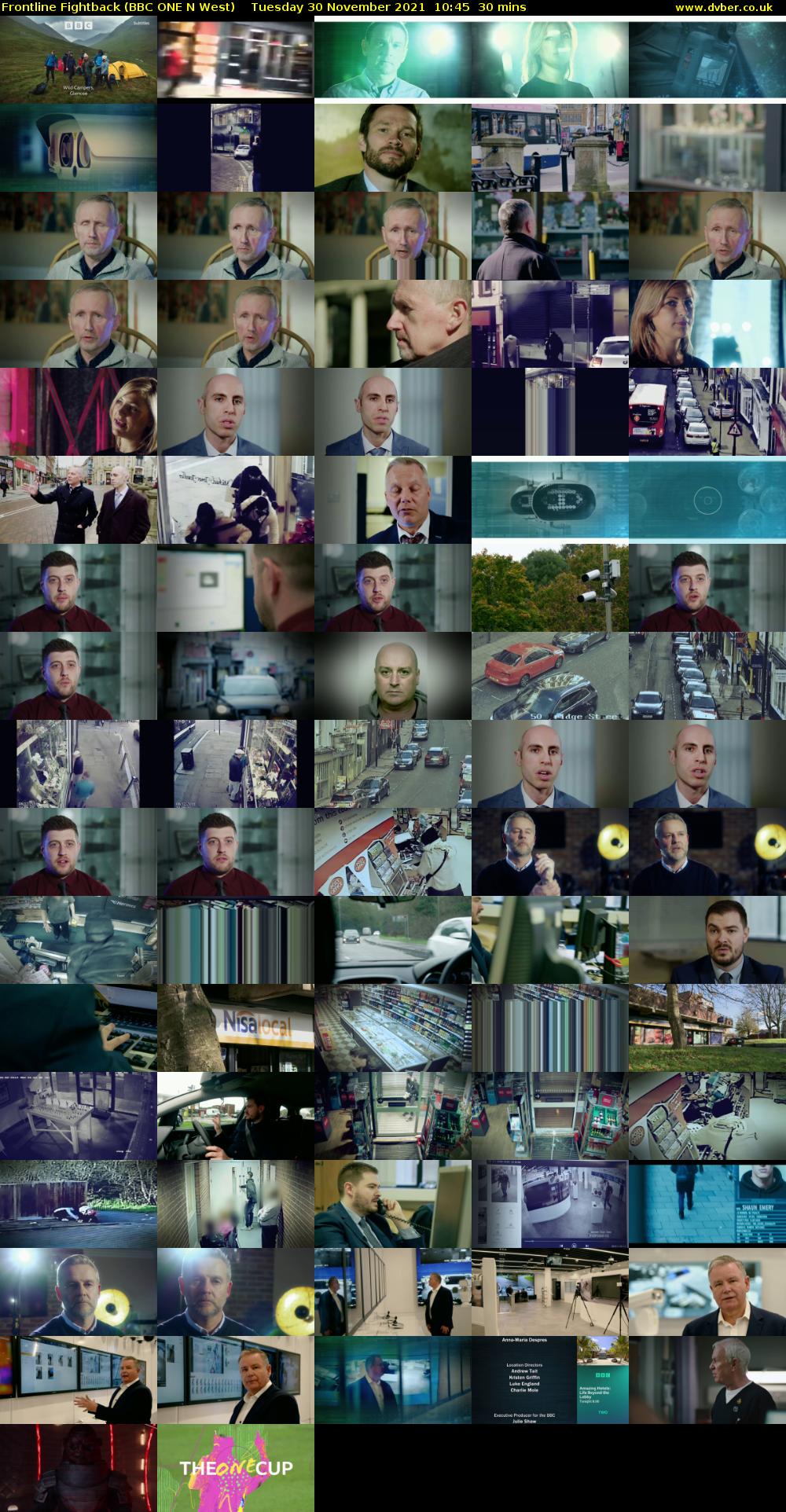 Frontline Fightback (BBC ONE N West) Tuesday 30 November 2021 10:45 - 11:15